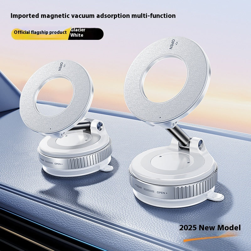 MagPhone Magnetic Phone Holder With Vacuum Suction Foldable Adjustable